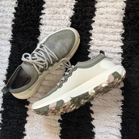 Allbirds Men's Trail Runners SWT M10 Stony Cream Rugged Green - Picture 1 of 7